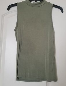 Olive green top